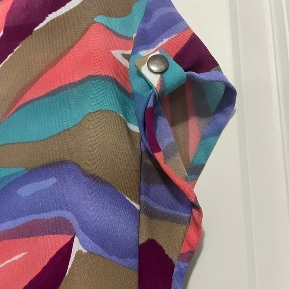 Multicolor Abstract Tunic - Picture 6 of 12